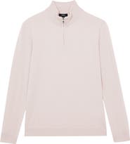 Reiss Blackhall Merino Wool Quarter Zip Sweater