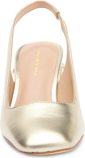 Jute 60 Block Heel Slingback Pump