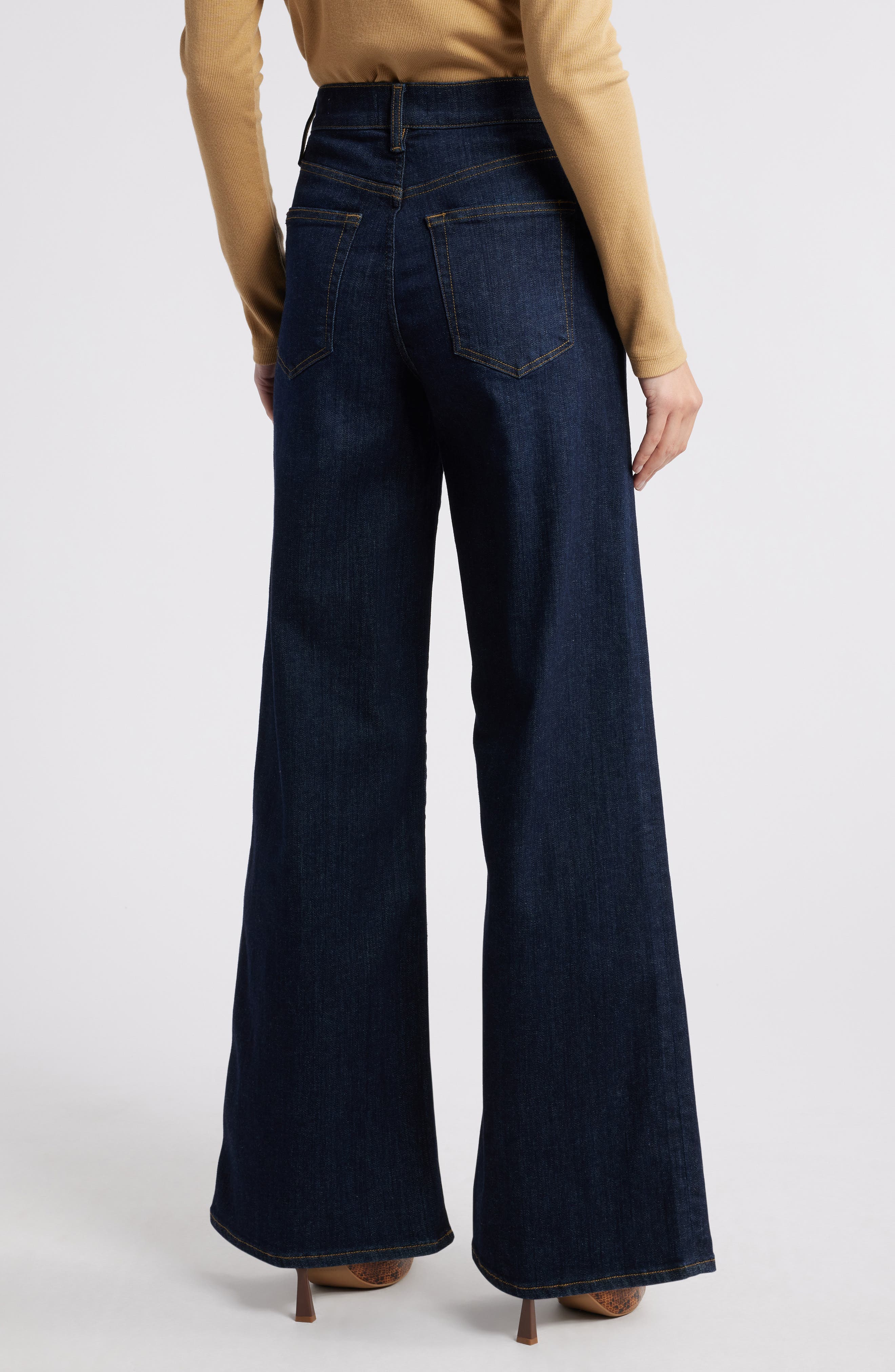 Le Slim Palazzo Jeans - image 2