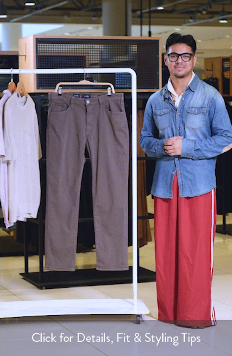 Charisma Relaxed Straight Leg Twill Pants, sales video thumbnail