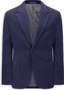 Victor Emmanuel Modern Fit Textured Knit Cotton Blend Sport Coat