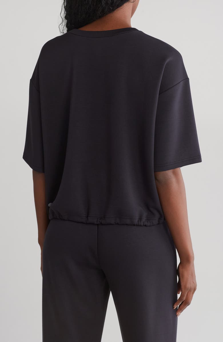 Z by Zella Whisper Drawstring Hem Knit Top, Alternate, color,