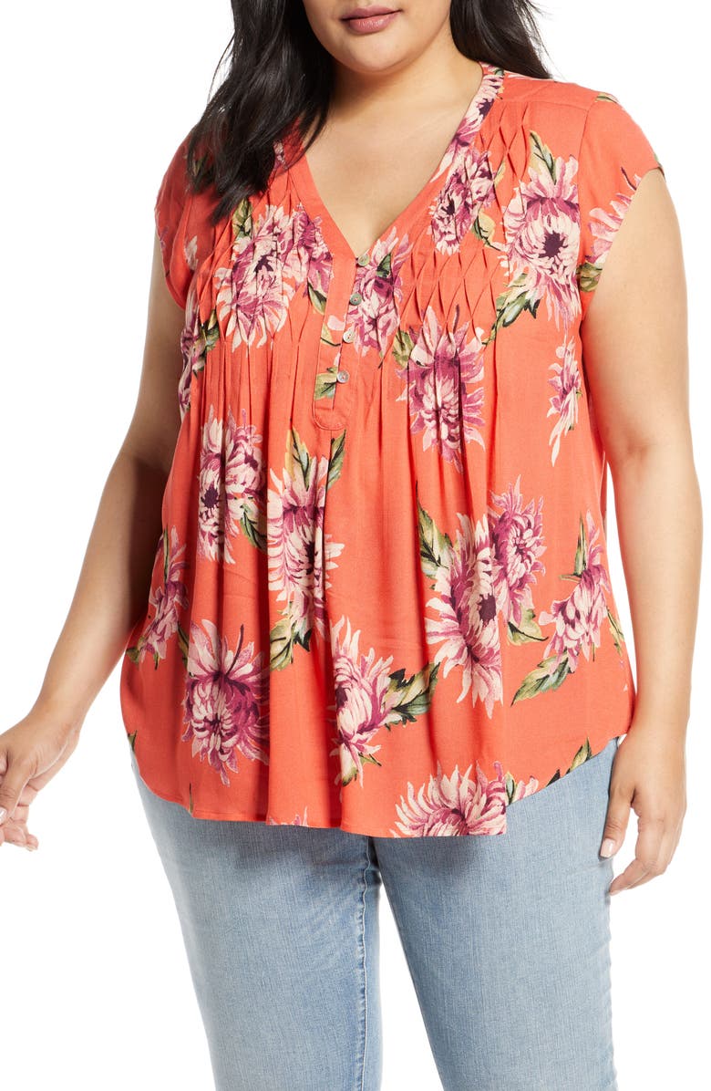 DR2 by Daniel Rainn Daniel Rainn Pleat Detail Top, Main, color, 