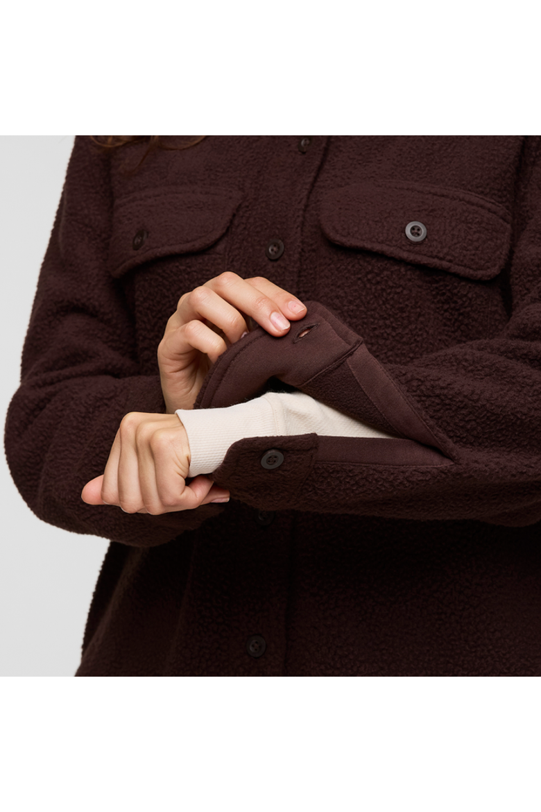 Cameta Shacket - Women's, Alternate, color, Coffee