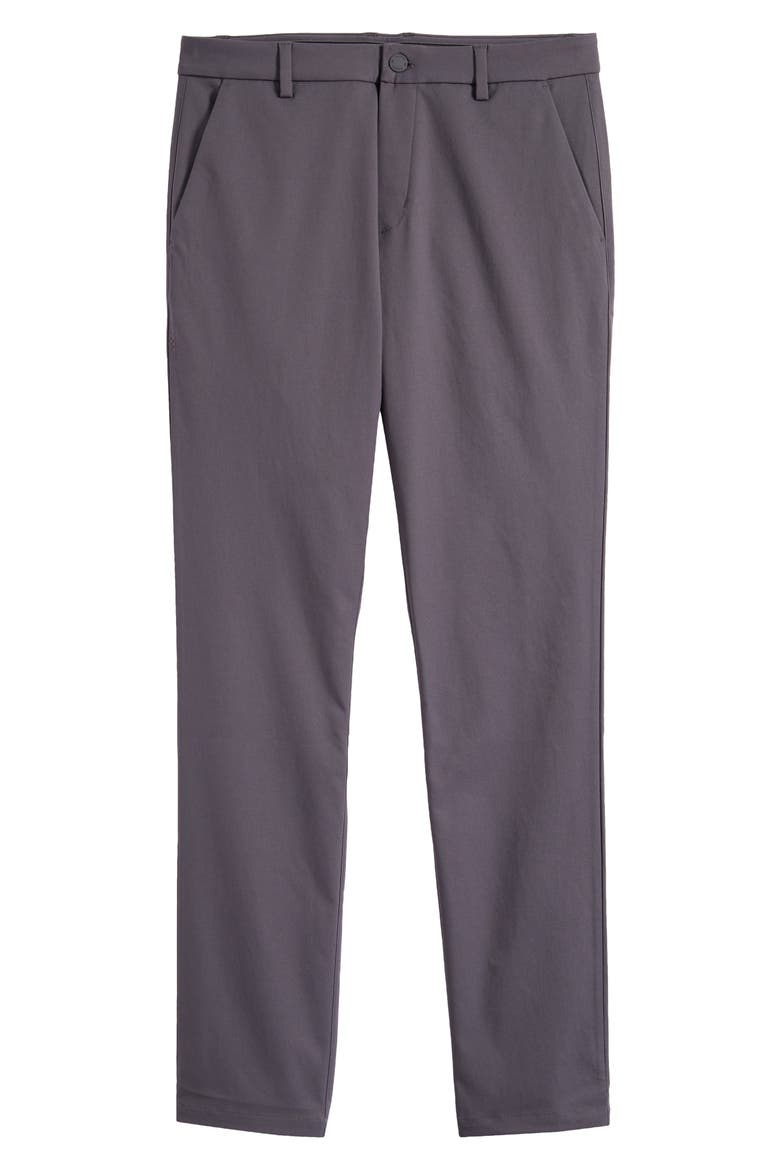 Gotham Slim Fit Water Repellent Pants, Alternate, color, IRON