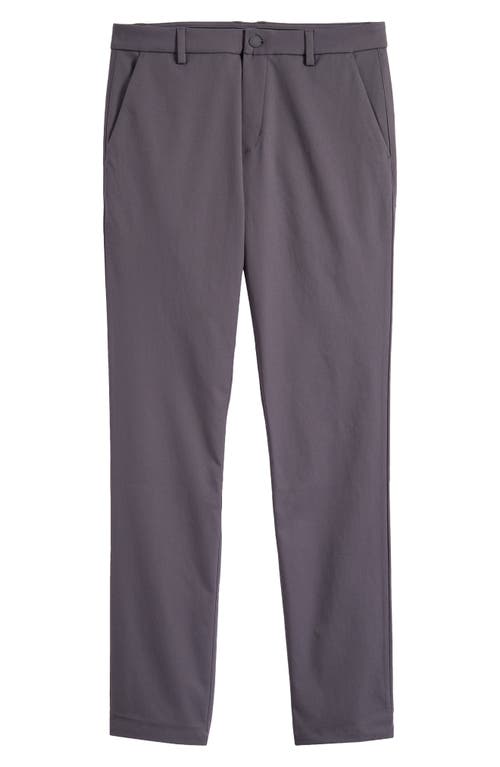 Rhone Gotham Slim Fit Water Repellent Pants In Gray