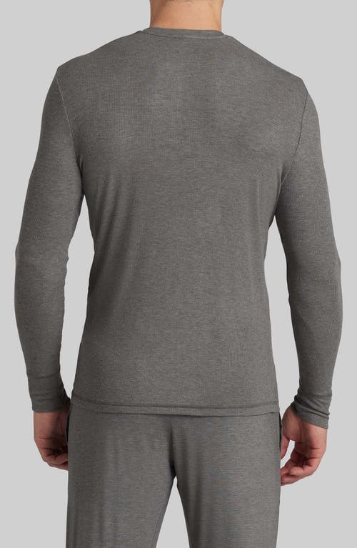 Tommy John Lounge Henley Pajamas In Poppy Seed Heather