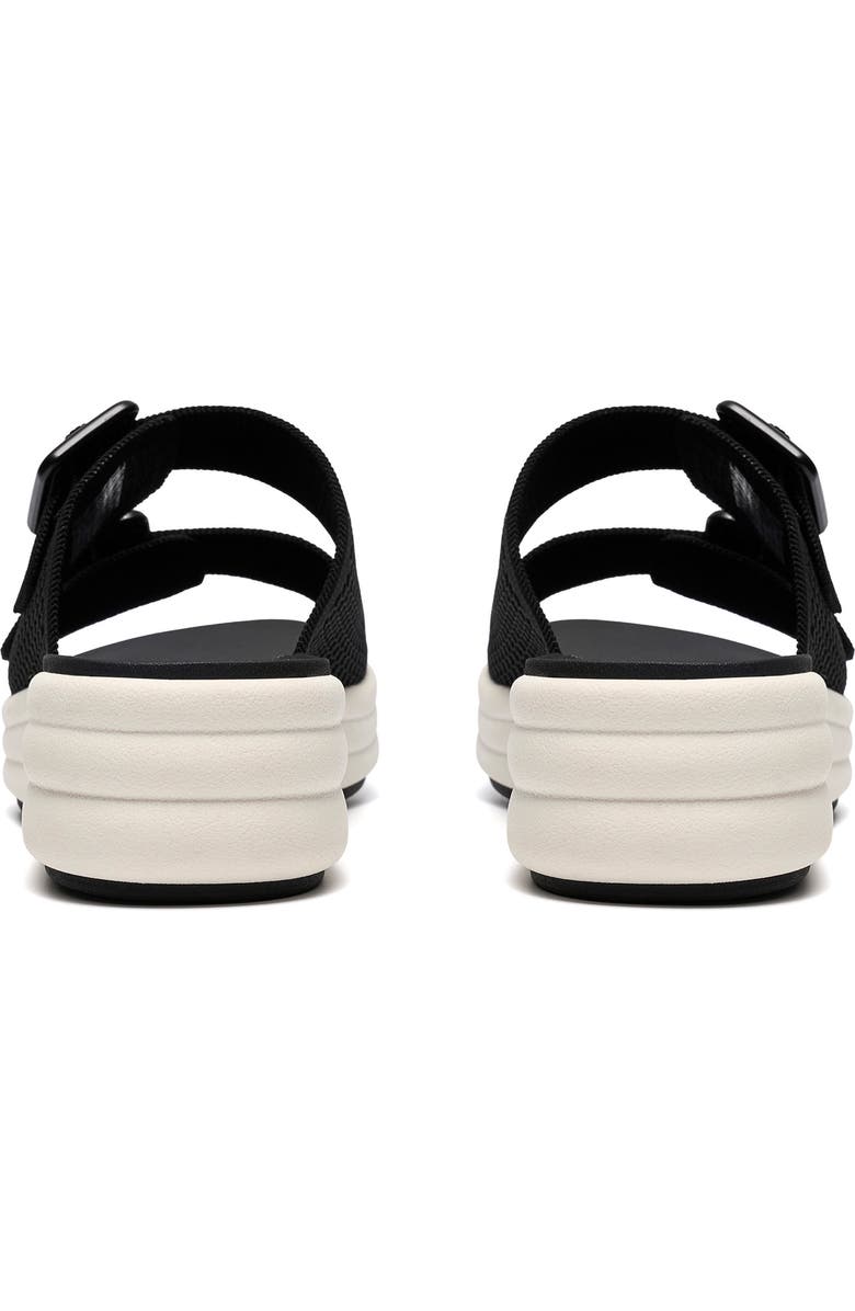 Clarks<sup>®</sup> Drift Faye Wedge Slide Sandal, Alternate, color, Black