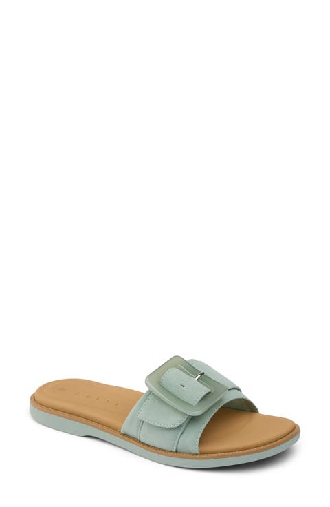 Cushion Sunny Buckle Slide Sandal (Women)