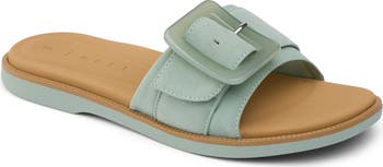 Cushion Sunny Buckle Slide Sandal