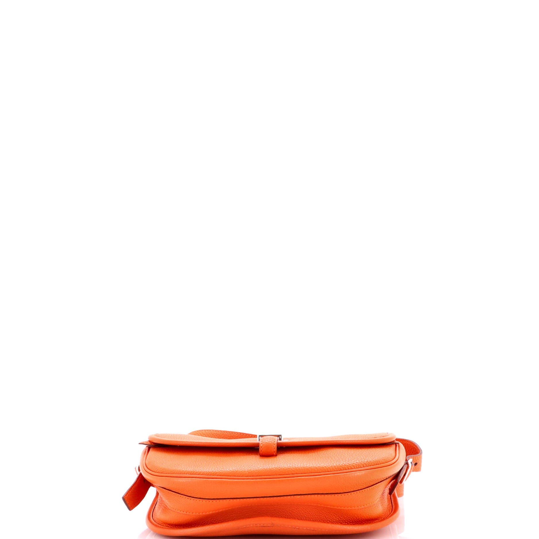 Pre-Owned Hermes Balle de Golf Shoulder Bag Clemence, Alternate, color, Orange H