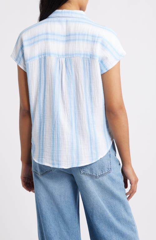 Beachlunchlounge Gem Stripe Shirt In Blue