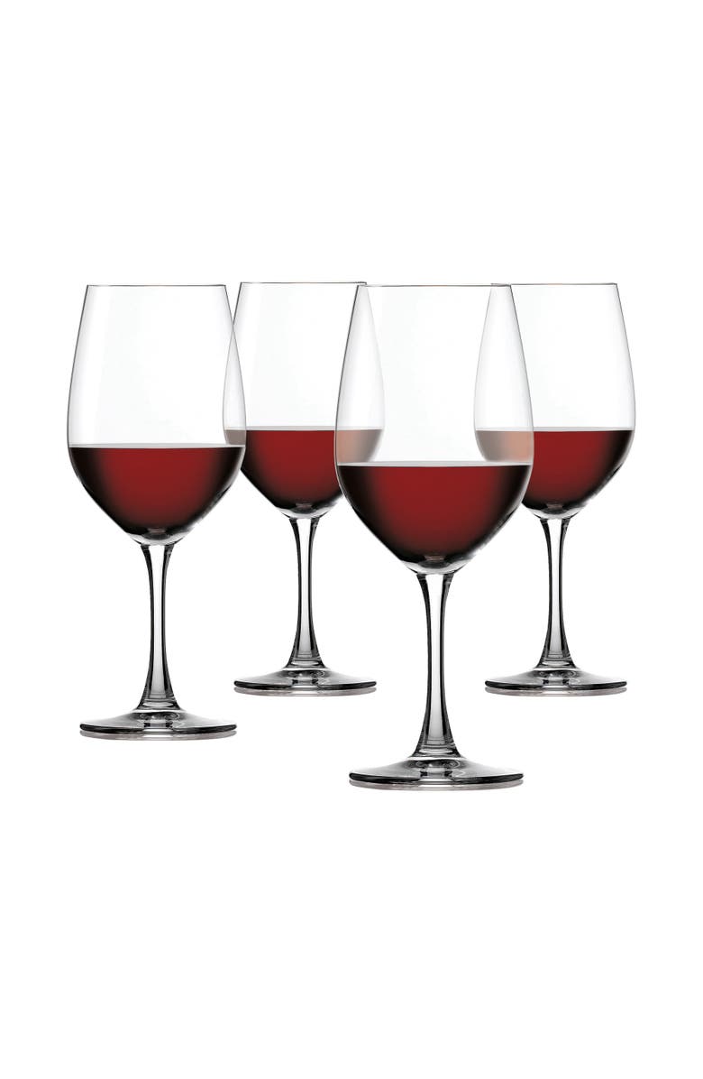 SPIEGELAU Wine Lovers Bordeaux Wine Glass Set of 4, Main, color, Clear