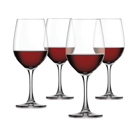 Wine Lovers Bordeaux Wine Glass Set of 4