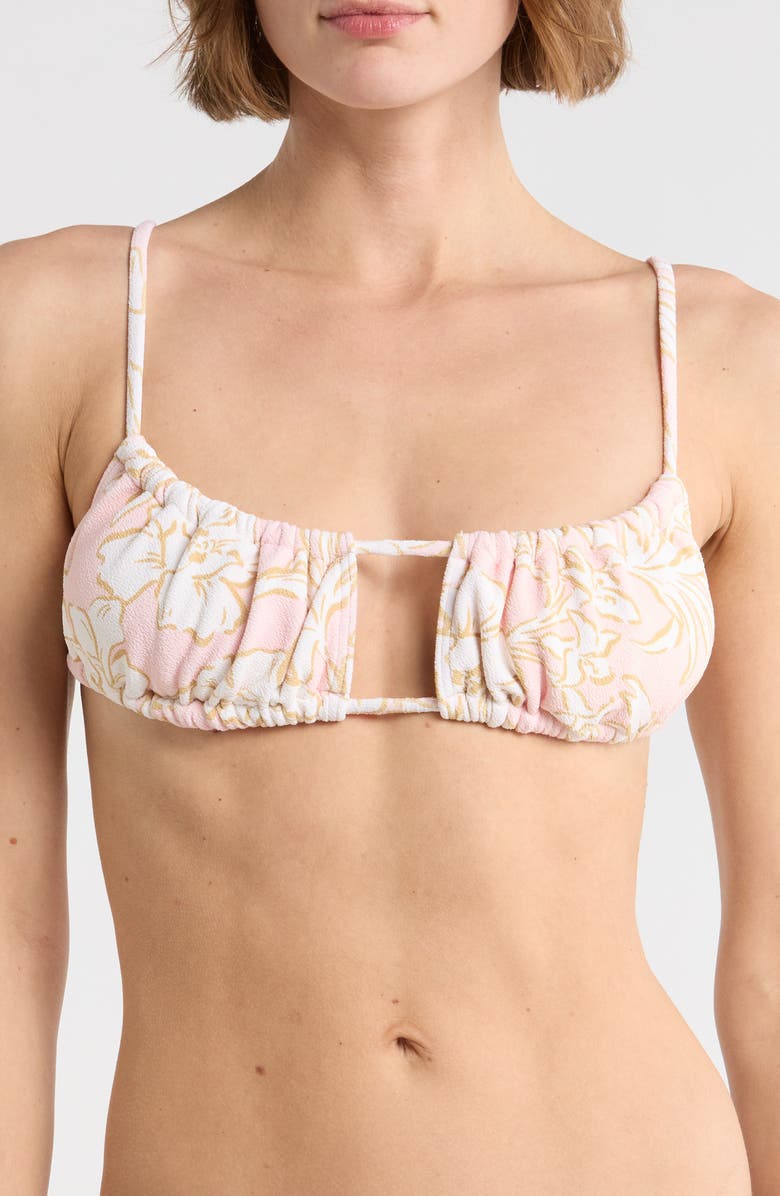 Billabong The Tropics Call Alina Bralette Bikini Top, Main, color, Feelin Peachy
