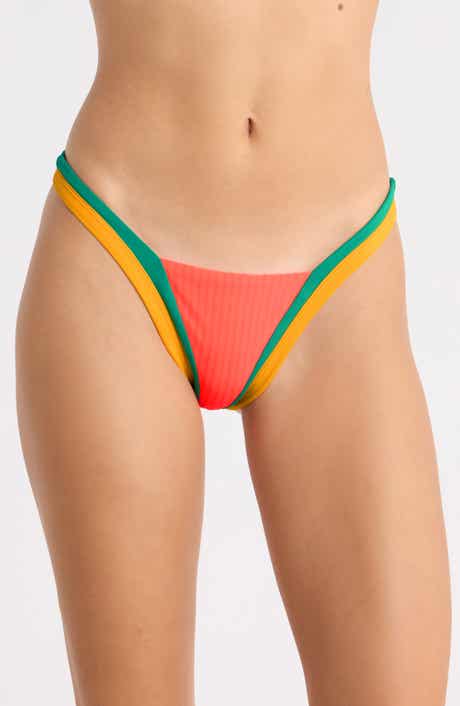Trinity Reversible High Waist Cheeky Swim Bottoms