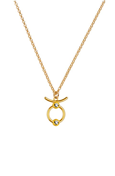 Give Me a Sign Zodiac Name Necklace - Gold Vermeil