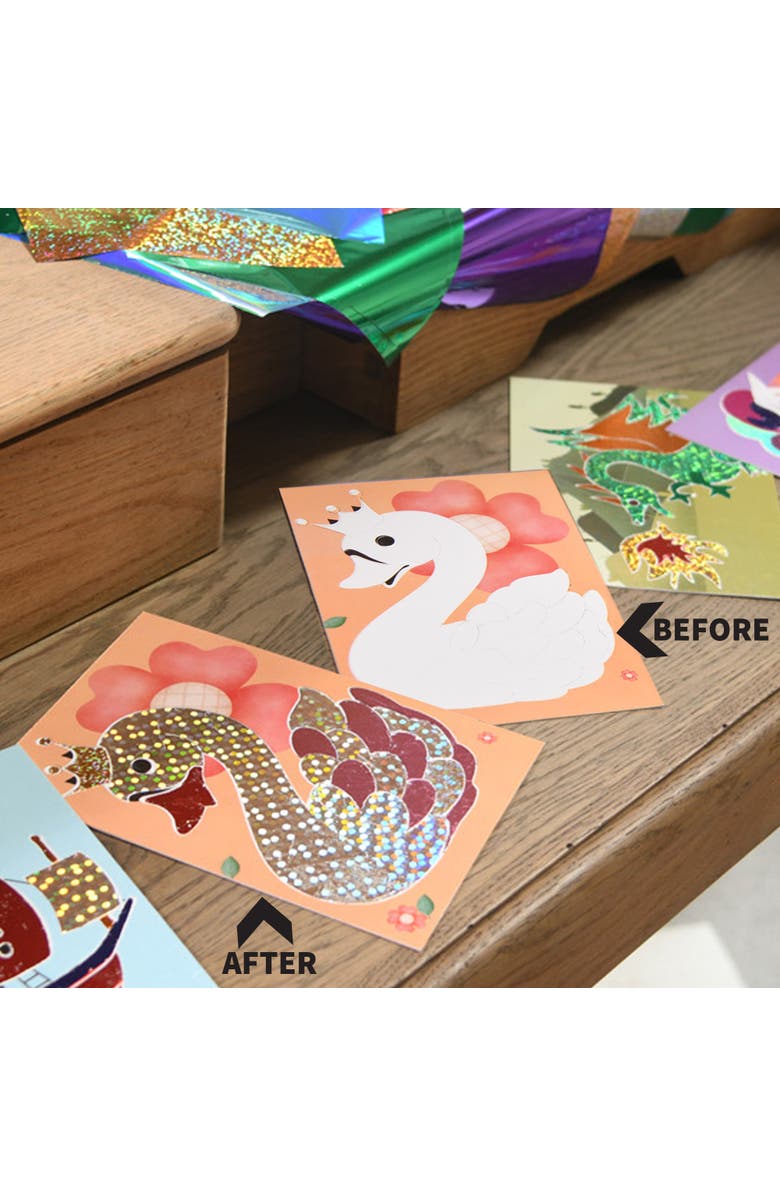 Chalk & Chuckles Fabulous Foil Art-Magical World, Alternate, color, NO COLOR