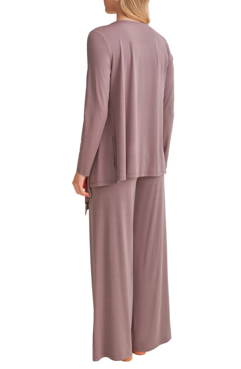 Fleur't Open Front Cardigan, Alternate, color, Cappuccino