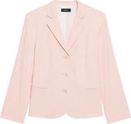 Theory Shrunken Linen Blend Jacket