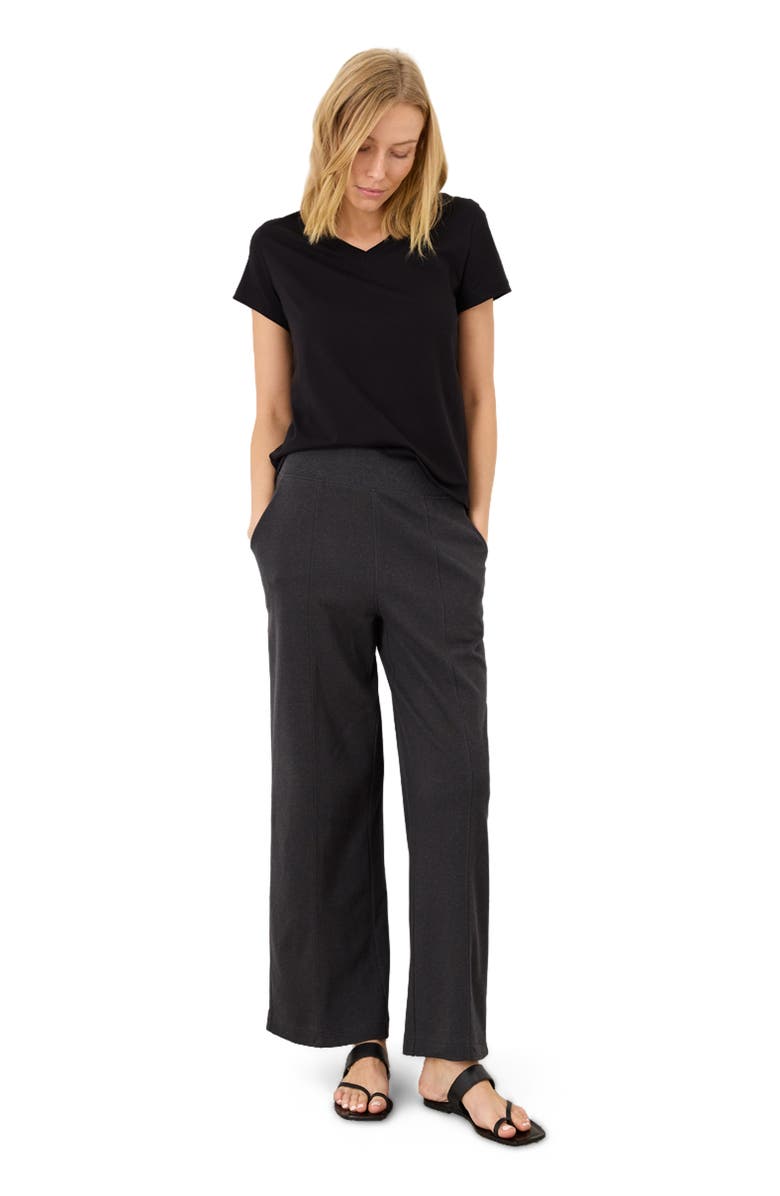 Pact Organic Cotton Softspun Essential V-Neck Tee, Alternate, color, Black