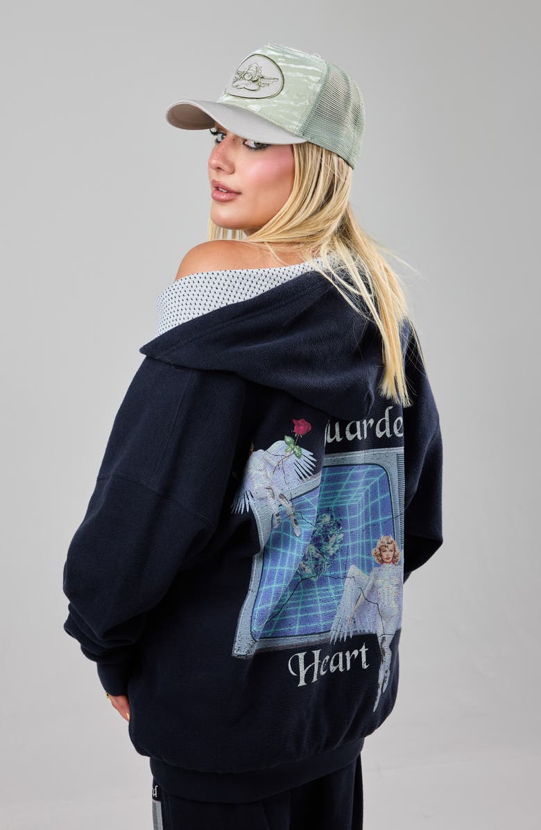 BOYS LIE Guarded Angel Cotton Hoodie, Alternate, color, 