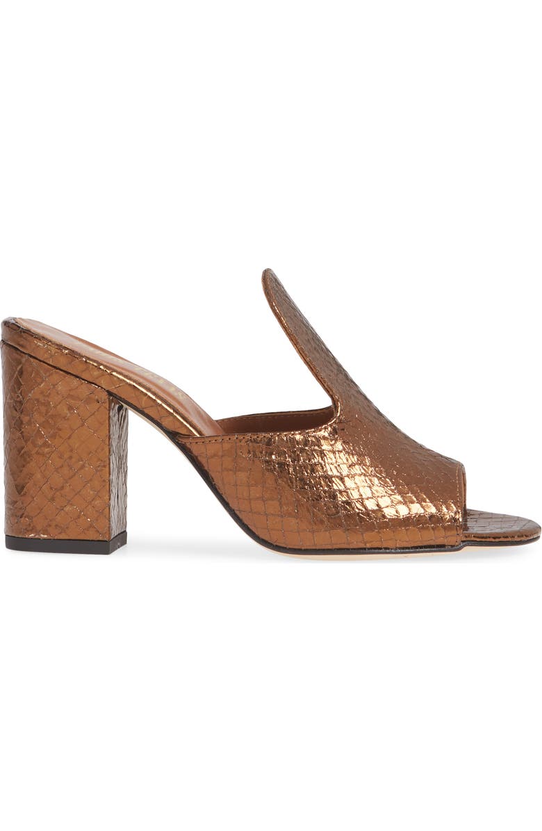 Paris Texas High Mule Slide Sandal, Alternate, color,