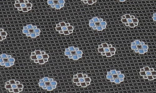 Scotch & Soda Flower Dot Tie In Silver