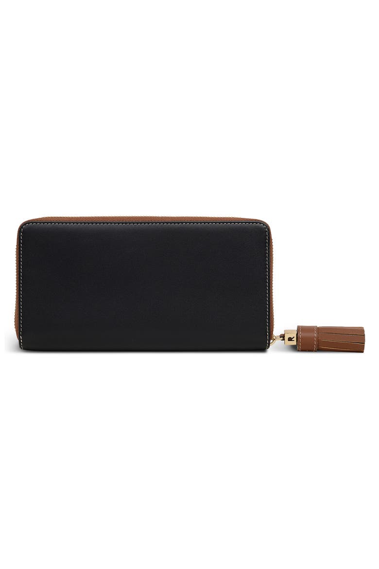 Large Noble Alley Leather Wallet, Alternate, color, PORCINI