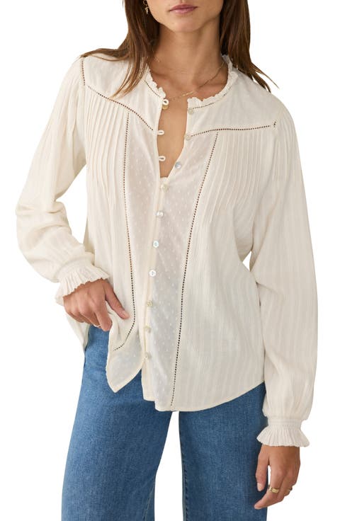 Lily Organic Cotton Button-Up Shirt