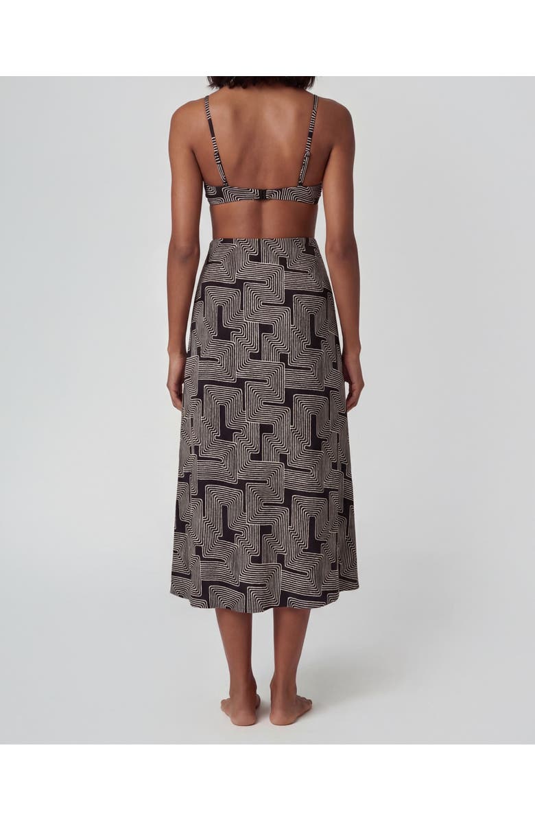 Lords of Harlech Inter Twine Womens Midi Skirt, Alternate, color, Inter Twine Black