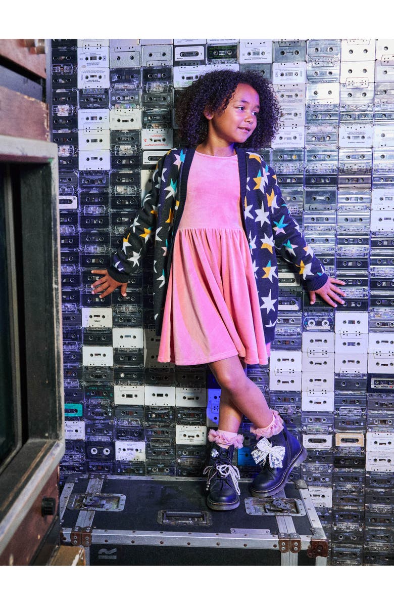 Tea Collection Velour Ballet Dress, Alternate, color, Mauveglow