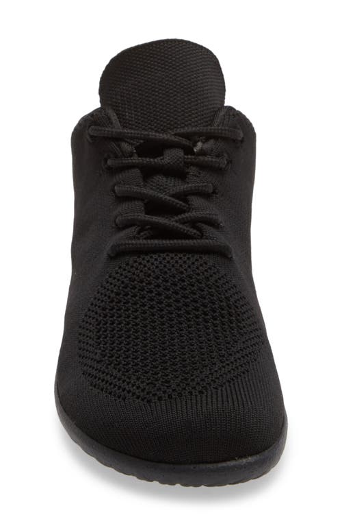 Naot Kuko Sneaker In Black Knit