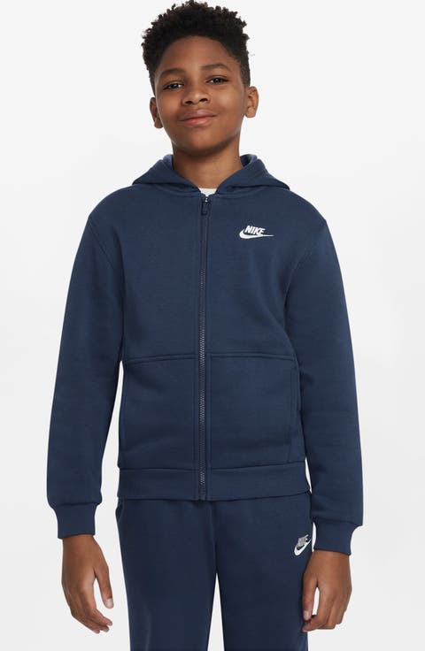 Kids' Sportswear Club Fleece Full-Zip Hoodie