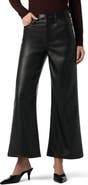 Joe's Faux Leather Wide Leg Ankle Pants