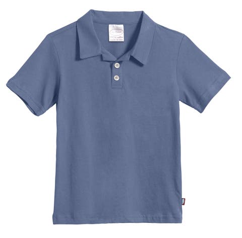 Baby Boys Soft Cotton Jersey 2-Button Short Sleeve Polo Shirt (Baby)