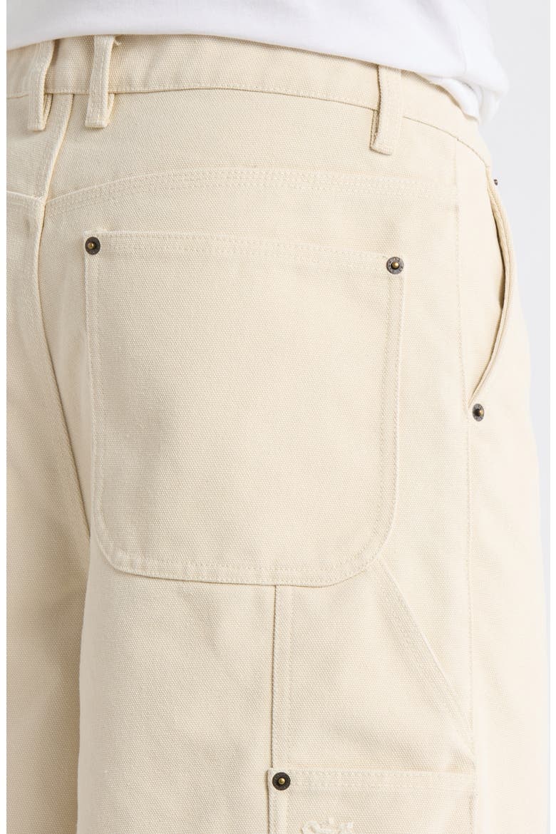 88 Cotton Blend Carpenter Shorts, Alternate, color, BONE