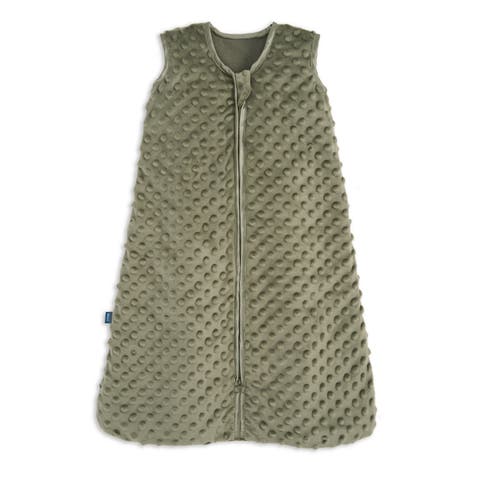 Plush Dots Velboa 1.5 TOG Sleepsack Wearable Blanket