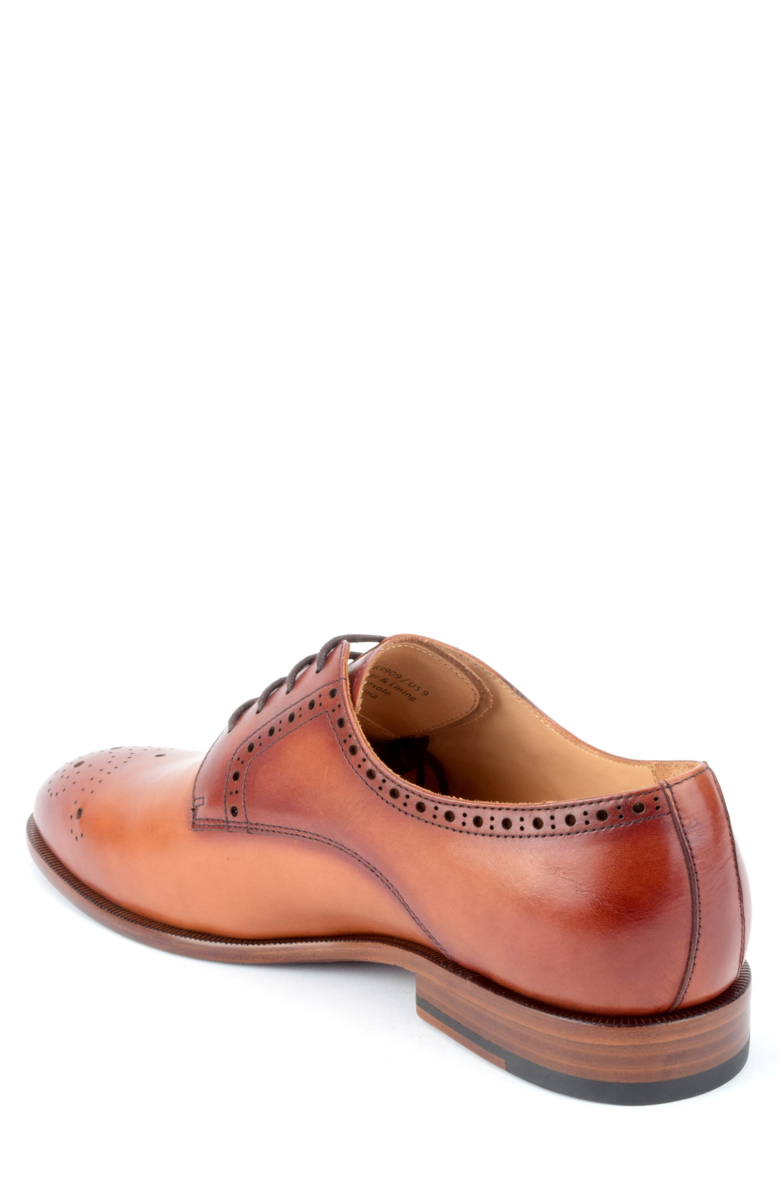 Warfield & Grand Cassette Medallion Toe Derby, Alternate, color, Tan
