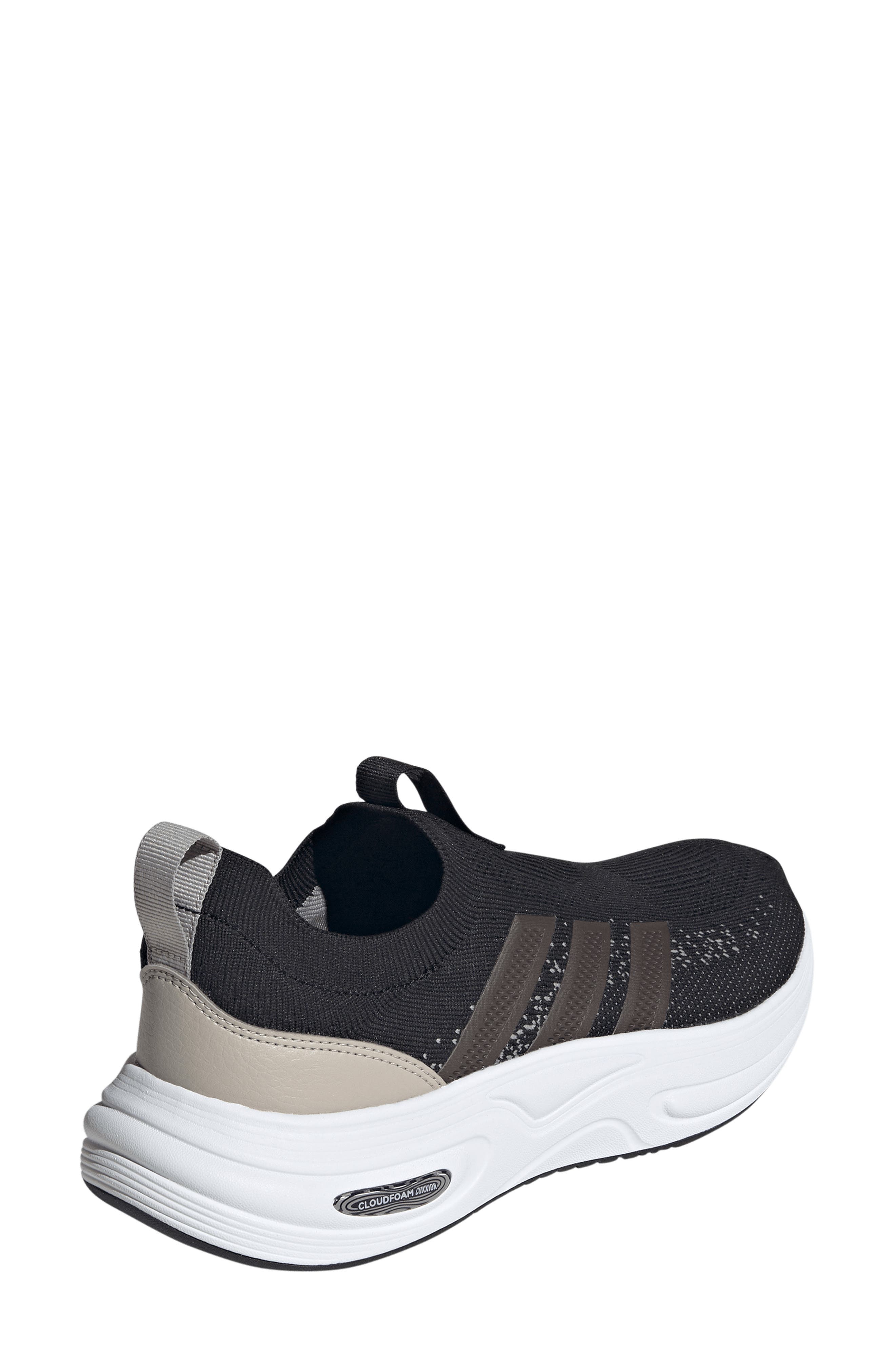 Cloudfoam Cuxxion Slip-On Sneaker, Alternate, color, BLACK/ GREY MET/ LIGHT BROWN