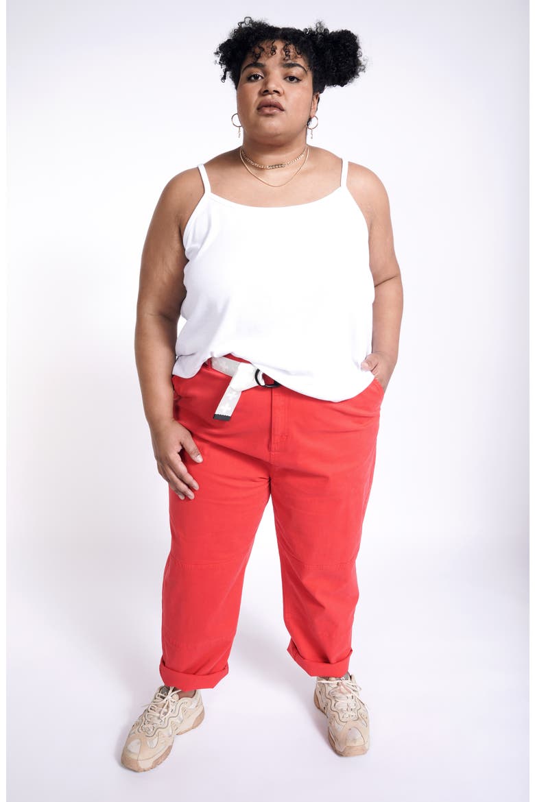 Utility Pants (Nordstrom Exclusive), Alternate, color, RED BLOOM