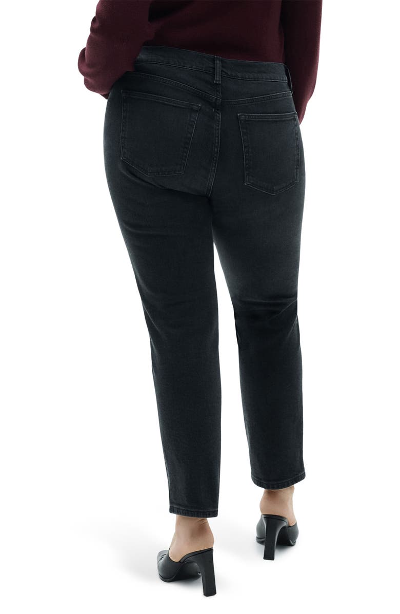 MANGO Claudia Crop Slim Fit Jeans, Alternate, color,