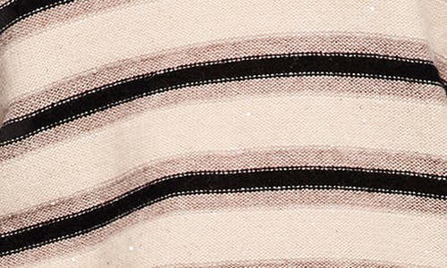 Nic + Zoe Nic+zoe Sparkle Stripe Cashmere & Cotton Blend Sweater In Multi