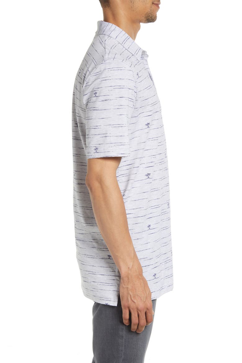 Draggin Anchor Stretch Polo, Alternate, color, HEATHER LIGHT GREY