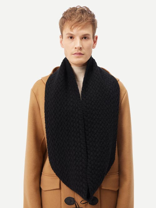 Gobi Mongolian Cashmere Regenerative-cashmere Snood In Black