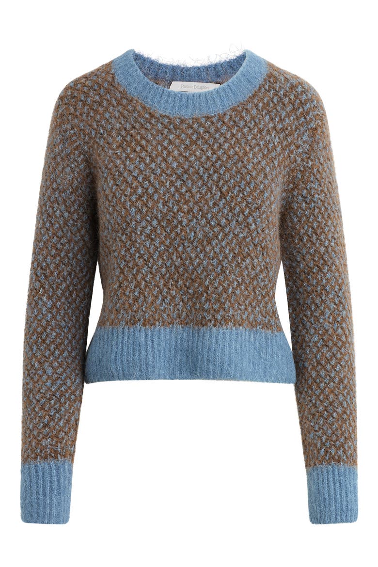 The Miles Alpaca Blend Sweater, Alternate, color, MACCHIATO MULTI