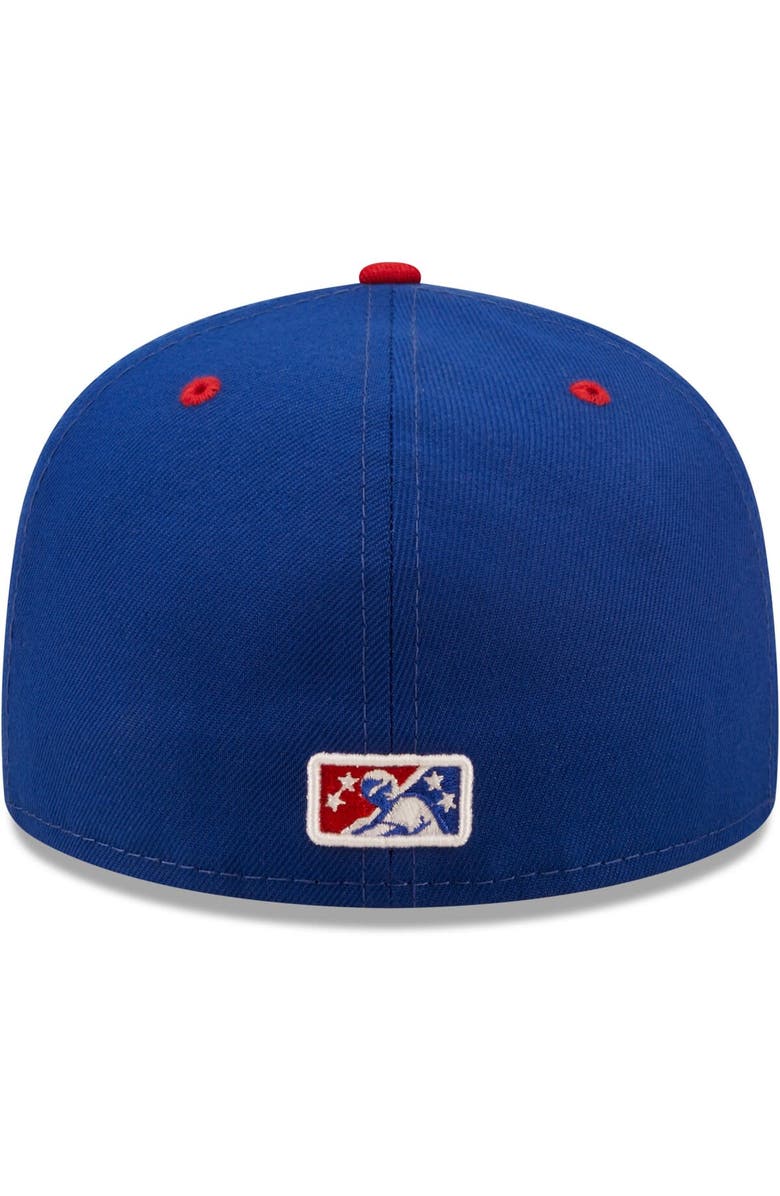 New Era Men's New Era Blue Tennessee Smokies Authentic Collection 59FIFTY Fitted Hat, Alternate, color, 