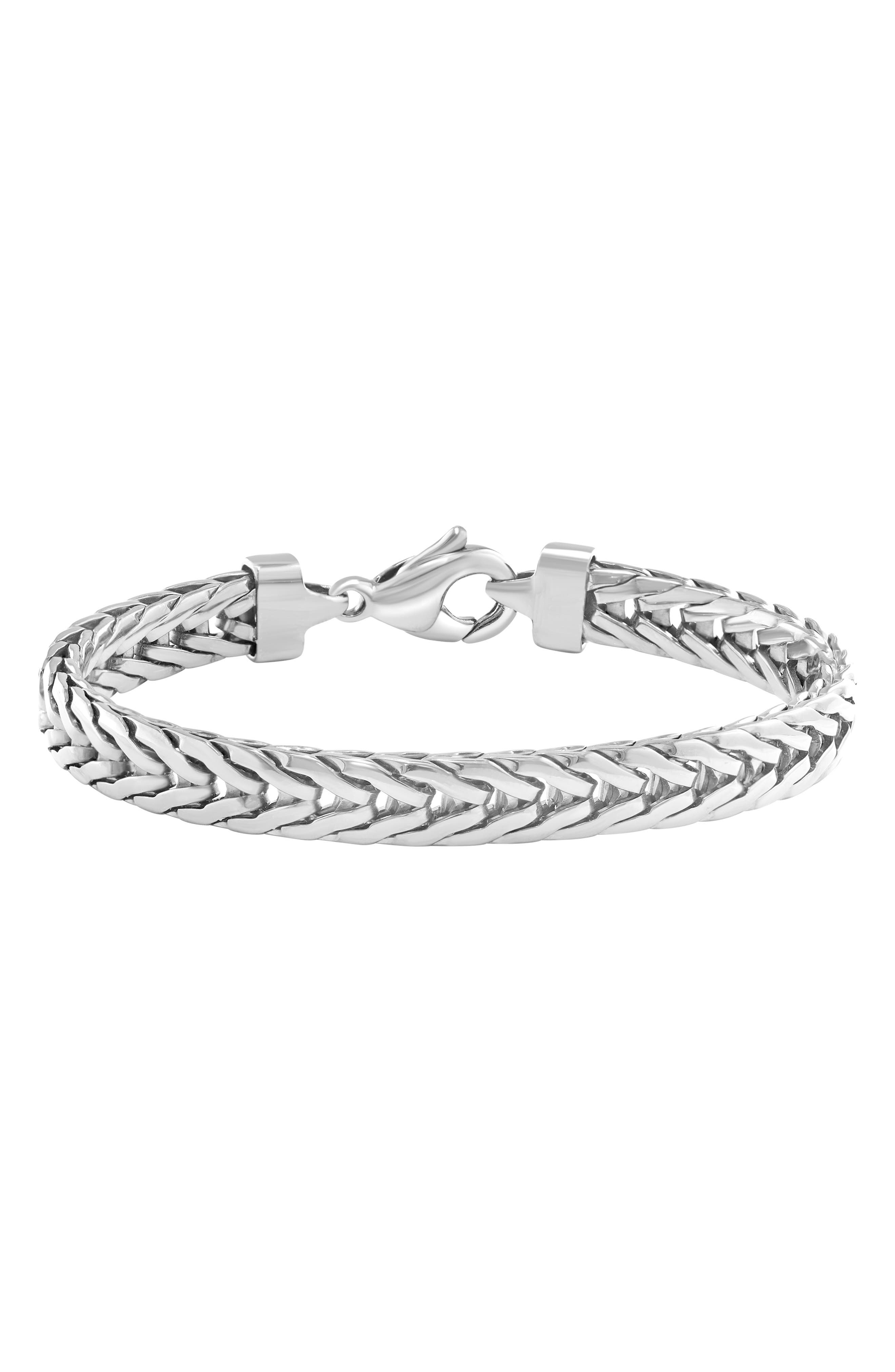 EFFY Sterling Silver Herringbone Chain Bracelet