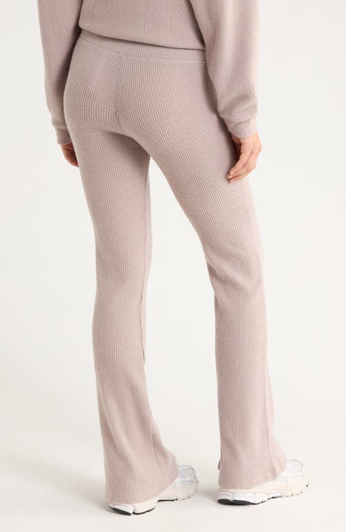 X By Gottex Ribbed Flare Leggings In Animal Print