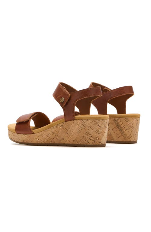 Abeo Riviera Strap Sandal In Caramel - Regular